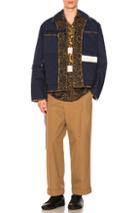 Craig Green Block Print Jacket In Blue