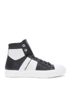 Amiri Leather Sunset Sneakers In Black