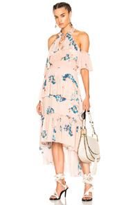 Ulla Johnson Valentine Dress In Pink,floral,neutrals