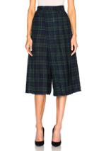R13 Layered Kilt In Green,blue,checkered & Plaid