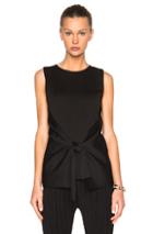 Calvin Klein Collection Alona Knit Top In Black