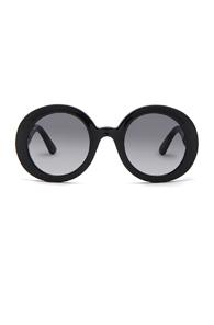 Gucci Gg Acetate Sunglasses In Black