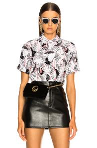 Equipment Paulette Blouse In Floral,white