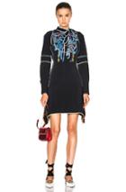 Peter Pilotto Cady Embroidered Mini Tie Dress In Black