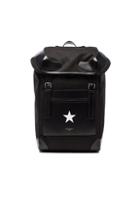 Givenchy Rider Star On Canvas Backpack In Black