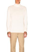 Maison Margiela Gauge 14 Crewneck With Elbow Patches In Neutrals