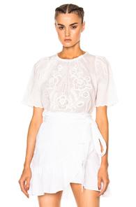 Isabel Marant Araza Top In White