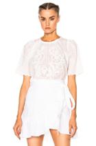 Isabel Marant Araza Top In White