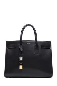 Saint Laurent Large Sac De Jour Carryall Bag In Black