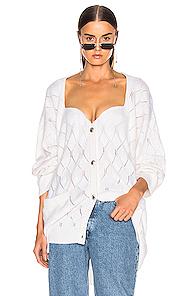Y/project Push Up Cardigan In Neutral