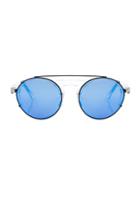 Westward Leaning Dyad 11 Sunglasses With Interchangeable Clips In Blue
