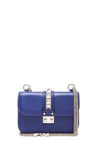 Valentino Small Lock Flap Bag In Blue