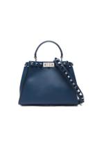 Fendi Studded Regular Peekaboo In Blue