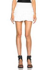 Isabel Marant Irisa Chic Linen Skirt In White