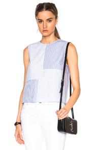Jenni Kayne Patchwork Shell In Blue,stripes