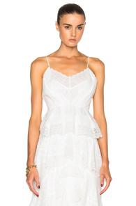 Erdem Justice Crochet Lace Top In White