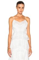 Erdem Justice Crochet Lace Top In White