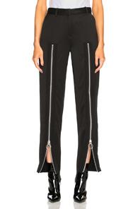 Marques ' Almeida Zip Front Trouser Pant In Black