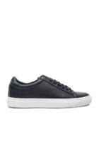 Givenchy Knots Leather Low Sneakers In Black