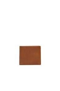 Maison Margiela Calf Leather Billfold Wallet In Brown