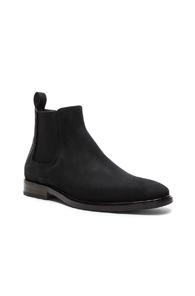 Lanvin Smooth Leather Chelsea Boots In Black