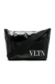 Valentino Medium Messenger In Black
