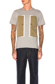 Ganryu Cotton Jersey T-shirt In Gray