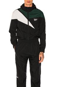 Vetements X Reebok Fitted Track Jacket In Black