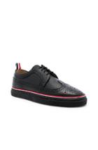 Thom Browne Brogue Sneaker In Black