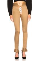 Monse Lack Back Legging In Brown,neutrals