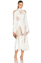 Jonathan Simkhai Trumpet Gown In White