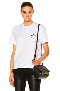 Givenchy Star Tee In White