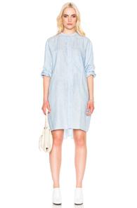 Acne Studios Siva Dress In Blue