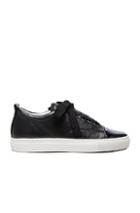 Lanvin Low Top Sneakers In Black