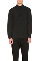 Acne Studios Light Cotton Isherwood Shirt In Black