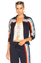 Alexachung Zip Up Track Jacket In Blue