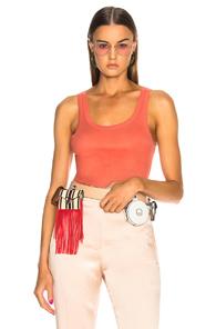 Acne Studios Tymes Tank Top In Orange