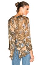 Preen By Thornton Bregazzi Baltali Top In Green,floral