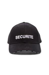 Vetements Racing Securite Cap In Black