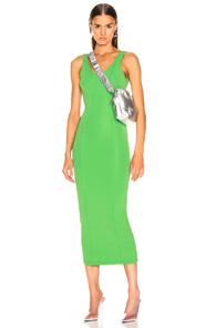 Maison Margiela Midi Dress In Green