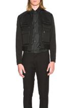 Calvin Klein Collection Lanesboro Cargo Jacket In Black