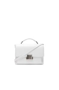 Saint Laurent Medium Bellechasse Schoolbag In White
