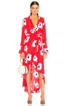 Equipment Gowin Dress In Floral,red