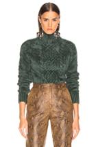 Sies Marjan Rory Mockneck Sweater In Green