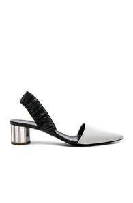 Proenza Schouler Metal Heel Flats In White
