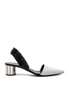 Proenza Schouler Metal Heel Flats In White