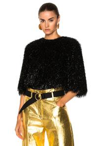 Petar Petrov Edna Fringe Top In Black