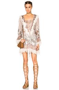 Etro Sylvie Dress In Neutrals,floral