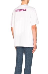 Vetements Entry Level Tee In White