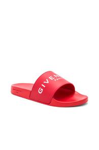 Givenchy Slides In Red